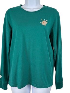Dutch Bros Killer Coffee Long Sleeve Graphic Tee Green Women’s SzM